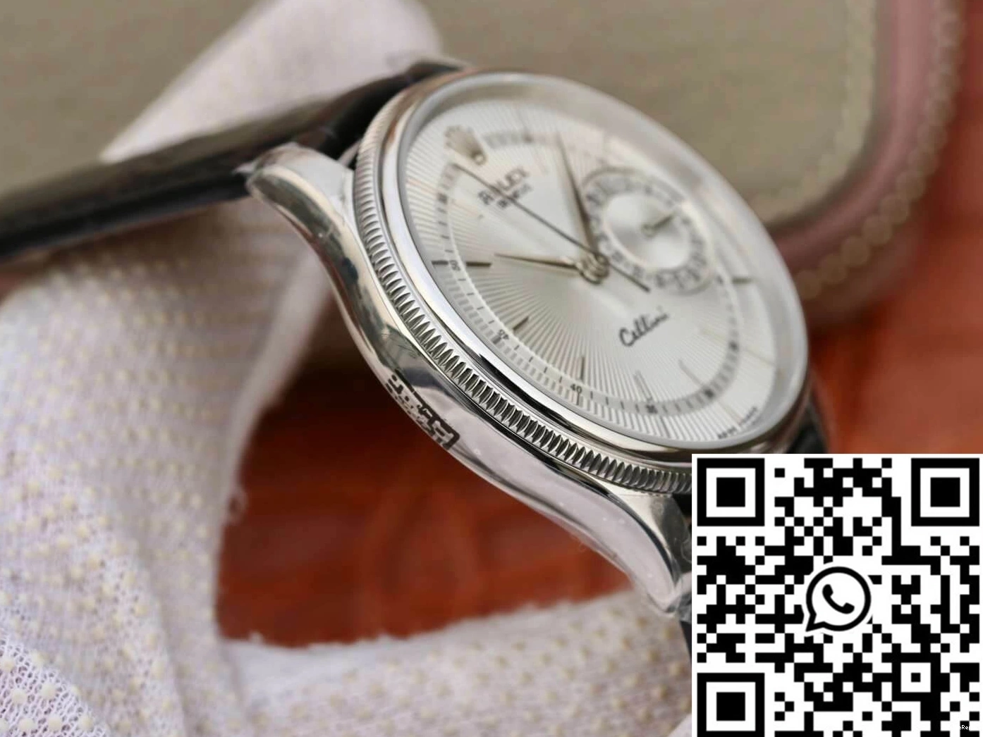 Celini Date Rolex Dial White Factory MKS M50519-0006 0910